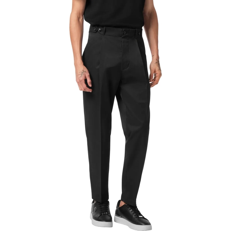 Philipp Plein Hose Hose Chinos Fit schwarz(Image 3)