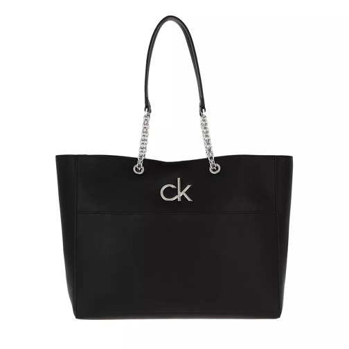 Calvin Klein Re-Lock Shopper Black Sac à provisions