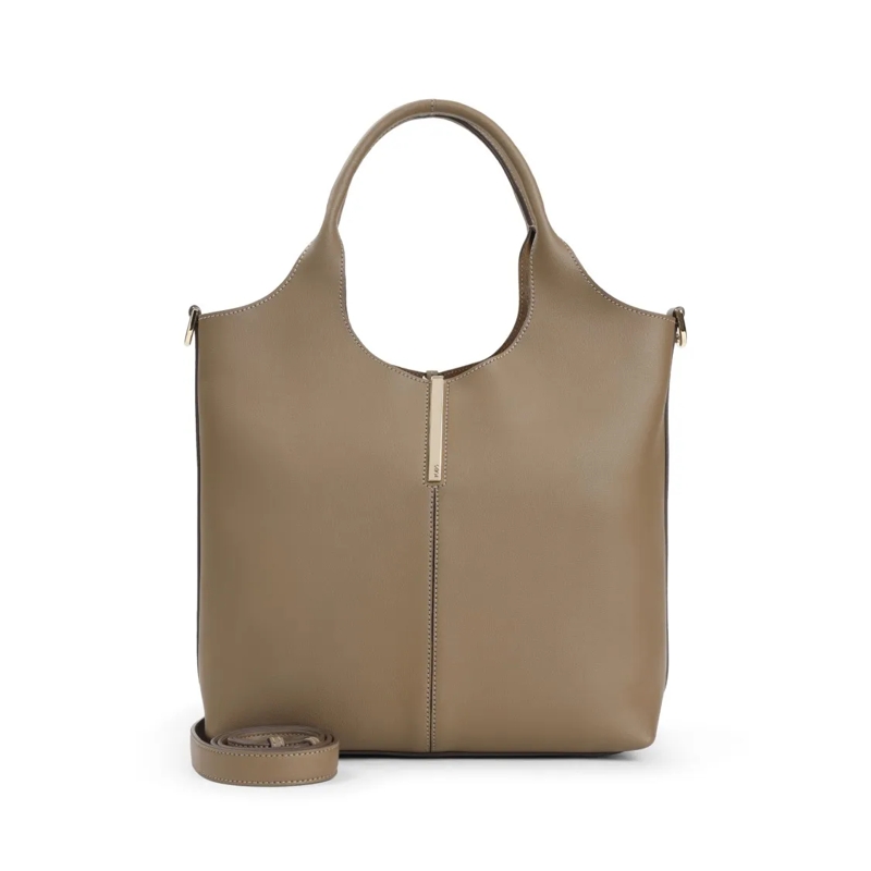 Tod's Sac à bandoulière Structured Shoulder Bag In Smooth Leather Brown