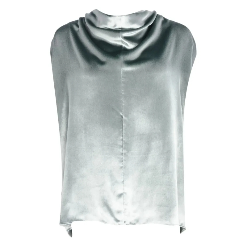 Alberta Ferretti Elegantes Top Refined Silhouette Top With Classic Cut White