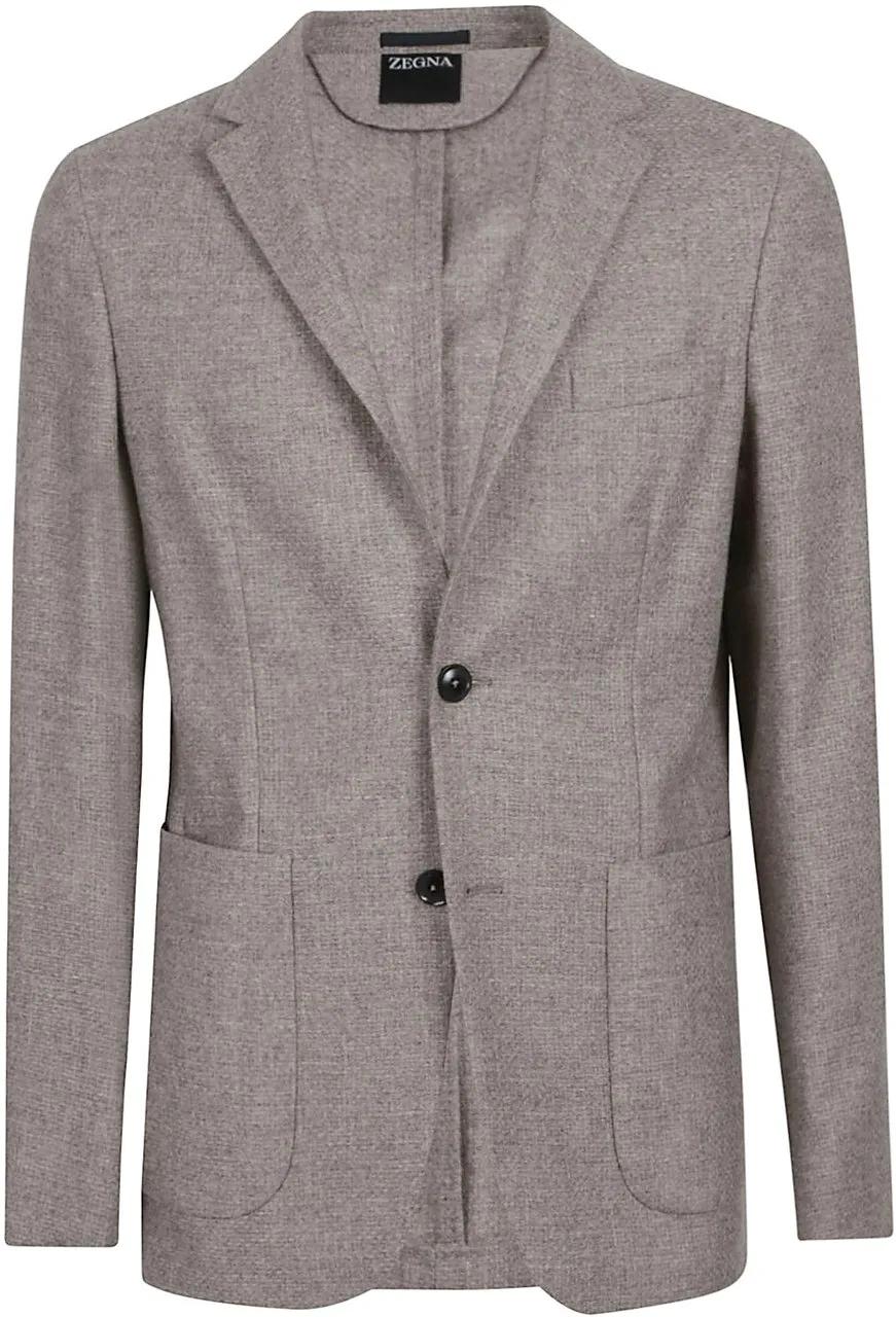Zegna - Lux Tailoring Formal Jacket Brown - Größe 50 - braun