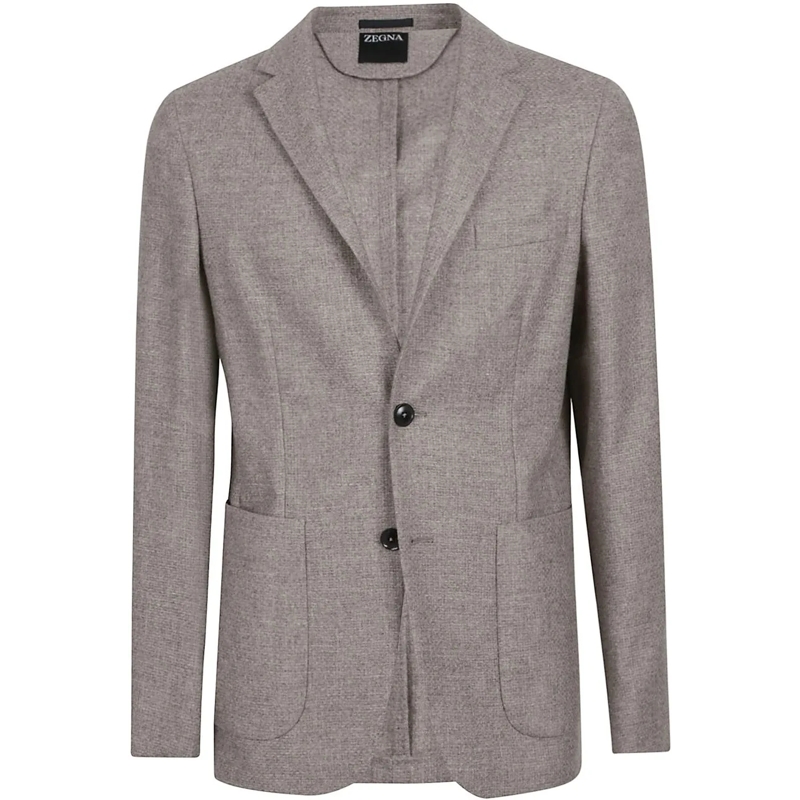 Zegna  Lux Tailoring Formal Jacket Brown braun