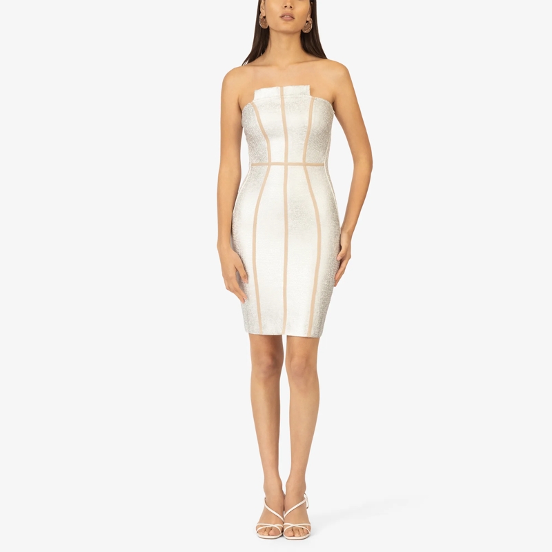 Kraimod Midikleid Bandagekleid gold(Image 3)