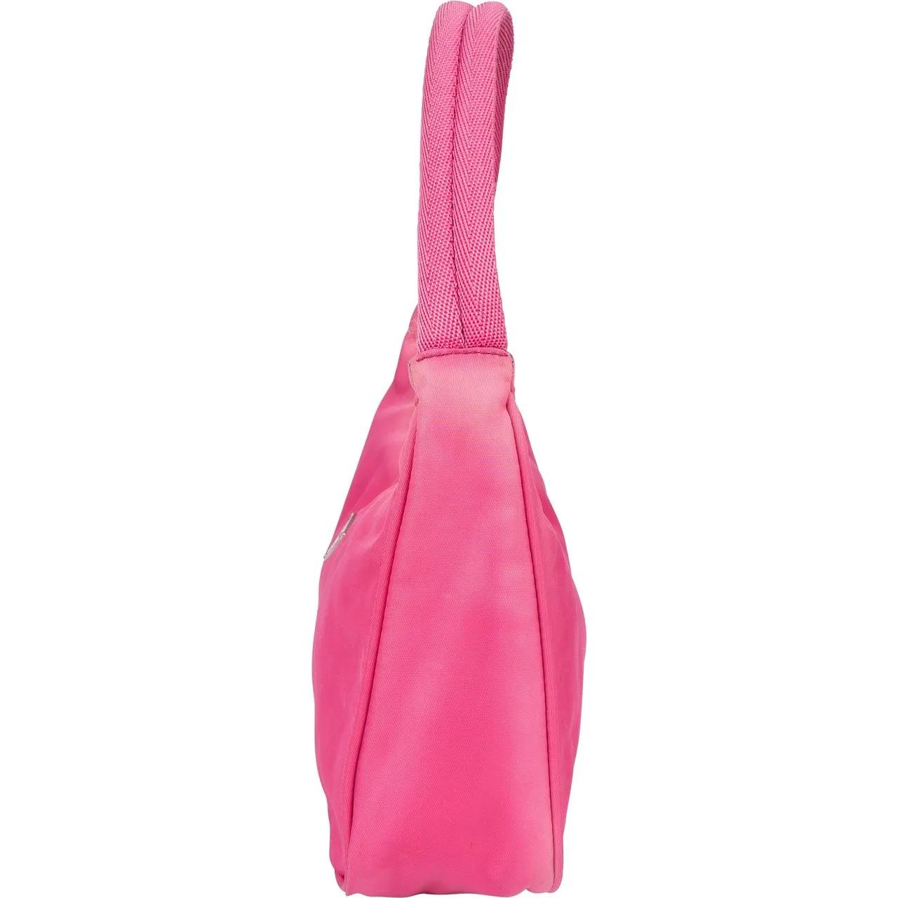 Thumbnail - Prada Crossbody Bags - Prada Pink Nylon Triangle Vintage Re-Editon Handba - Gr. unisize - in Gold - für Damen