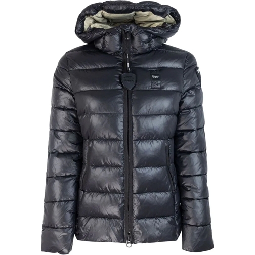 Blauer Sommerjacken Blauer Coats Black schwarz