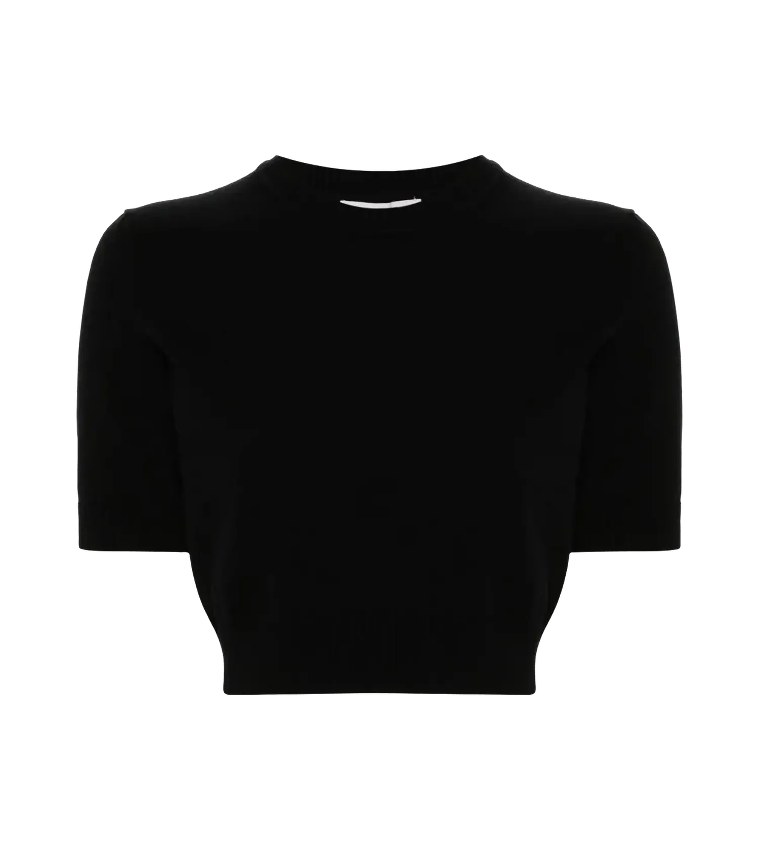 Sportmax - Premier Cropped T-Shirt - Größe L - schwarz