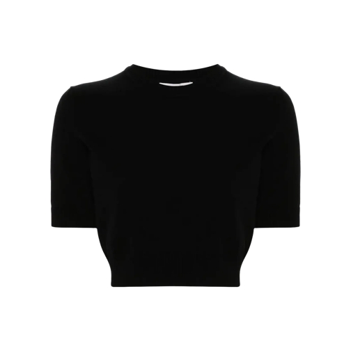 Sportmax Premier Cropped T-Shirt 004 BLACK Top