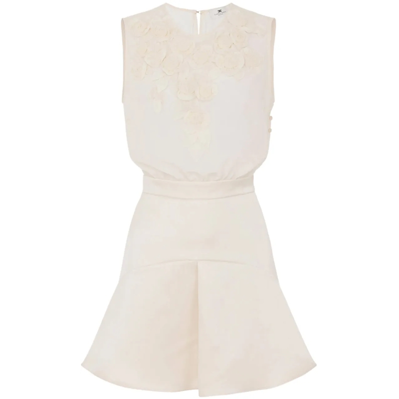 Elisabetta Franchi Robe midi Dresses Burro beige