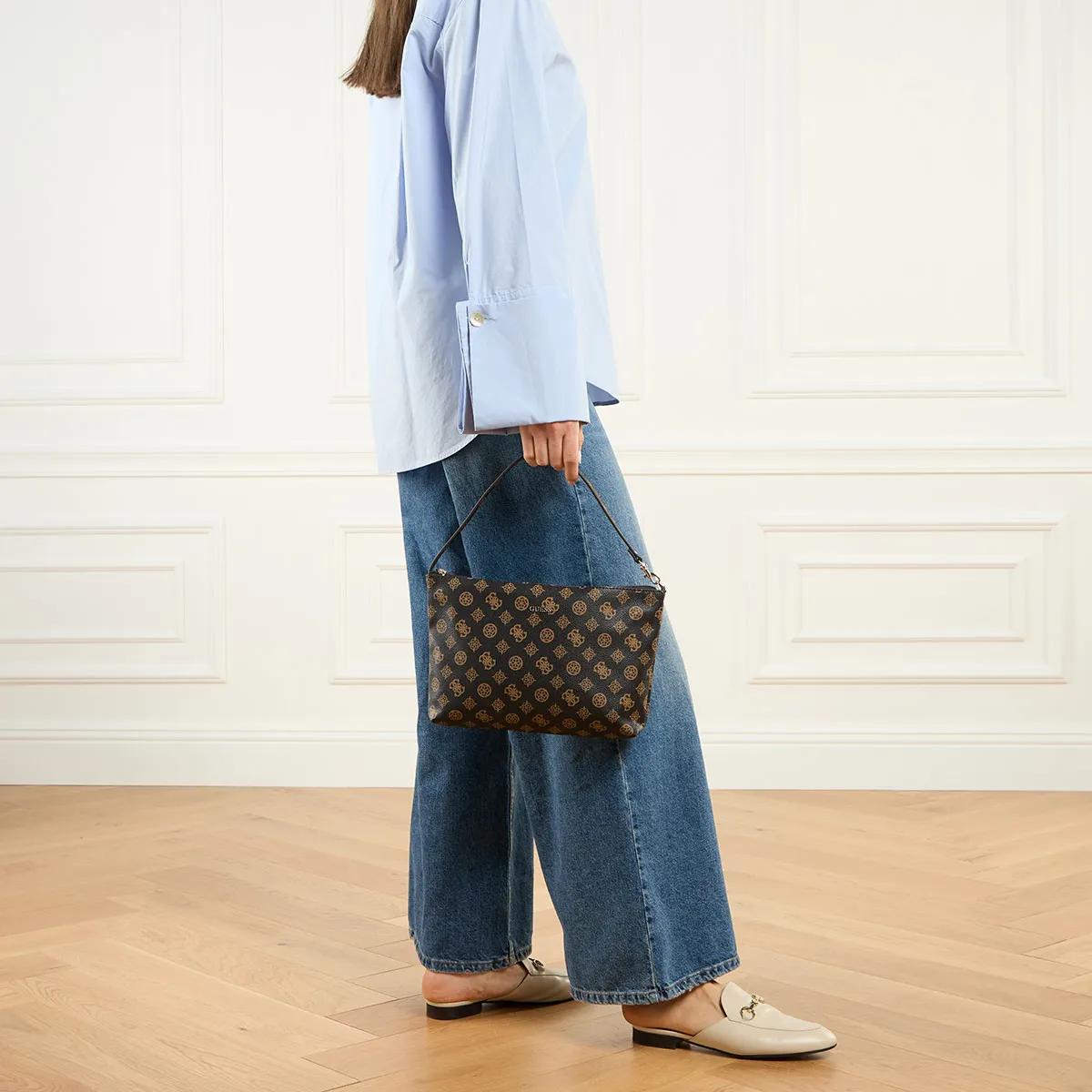 Guess Shoppers & Totes Eco Victtoria Lrg 2 In 1 Tote in bruin