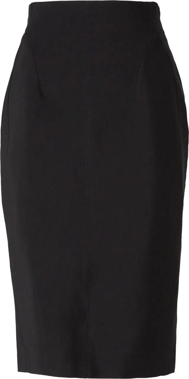 Thumbnail - Mugler - Tailored Midi Skirt - Größe 42 - schwarz