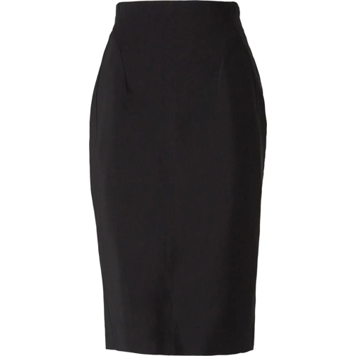 Mugler Jupes midi Tailored Midi Skirt schwarz