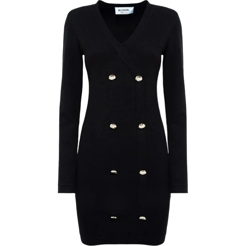 Blugirl Midirok Dresses Black schwarz