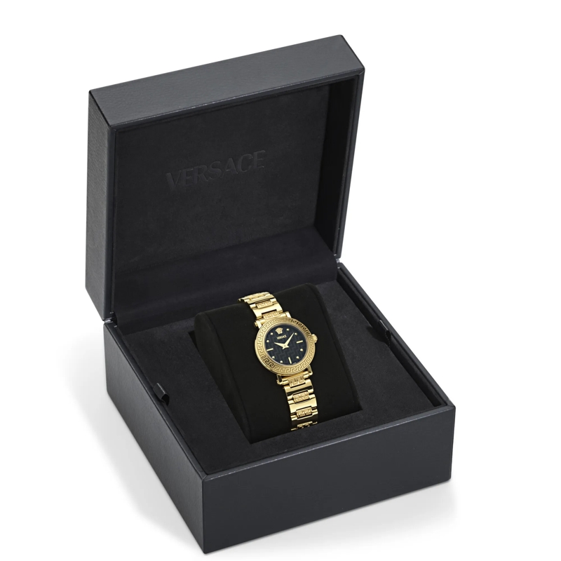 Versace Quarzuhr Quarz-Analoguhr Greca Sphere Petite gelb(Image 5)