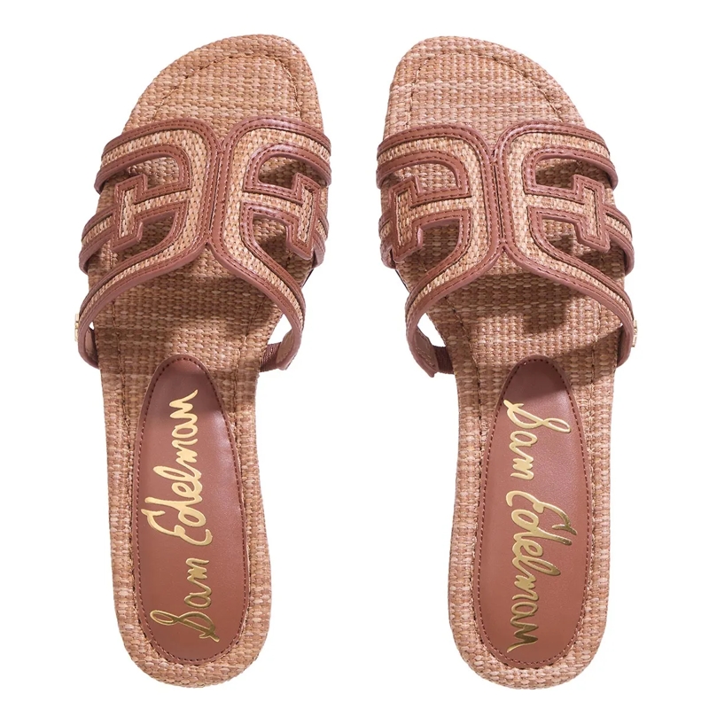 Sam Edelman Slides Bay Tawny Tan/richcognac(Image 5)