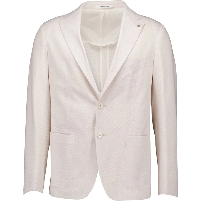 Tagliatore  Tagliatore Colberts Ecru 24e063 weiß