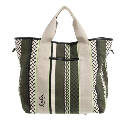 Lala Berlin East West Tote Maggie Multicolor Avocado Sac à provisions