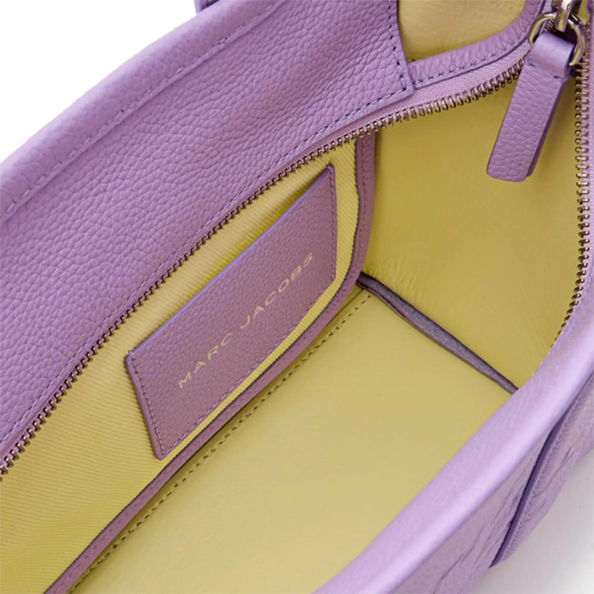 Marc Jacobs The Tote Bag Small Leather Bag Purple Tote