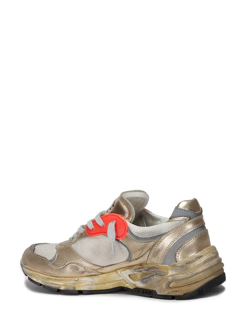 Thumbnail - Golden Goose Low-Top Sneaker - Dames Running Dad Sneaker Metallic - Gr. 40 (EU) - in Grün - für Damen