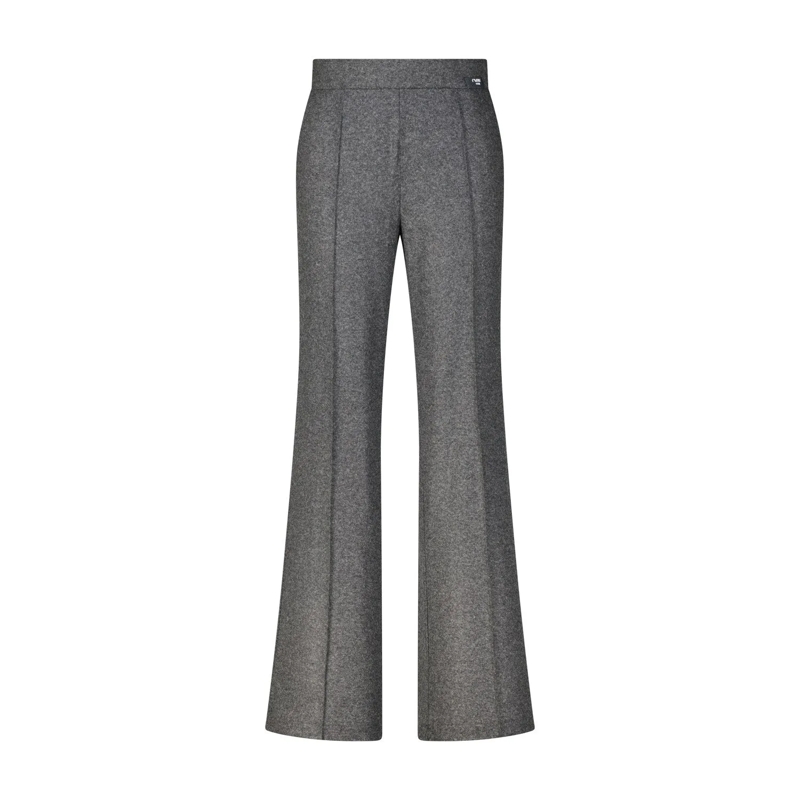 Cambio Freizeithose Wide-Fit Stoffhose Ava Grau