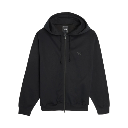 Y-3 Hoodie Zip-Hoodie mit Logo-Print black black