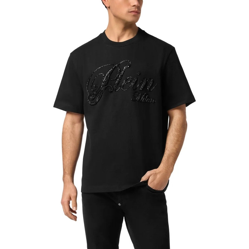 Philipp Plein T-Shirt T-Shirt Mit Schmucksteinen schwarz(Image 3)