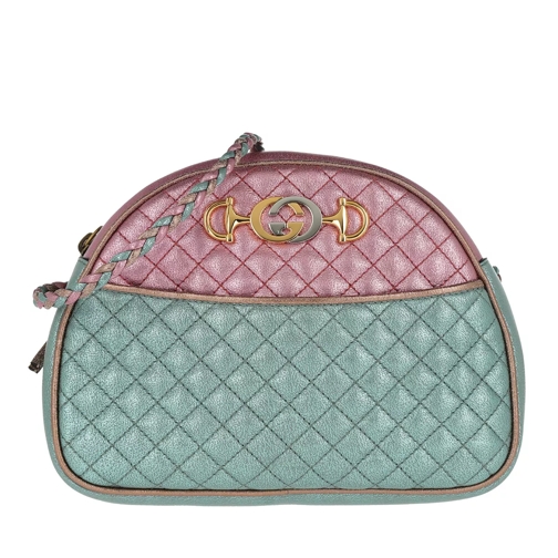 Gucci Interlocking G Mini Bag Leather Pink/Blue Crossbody Bag