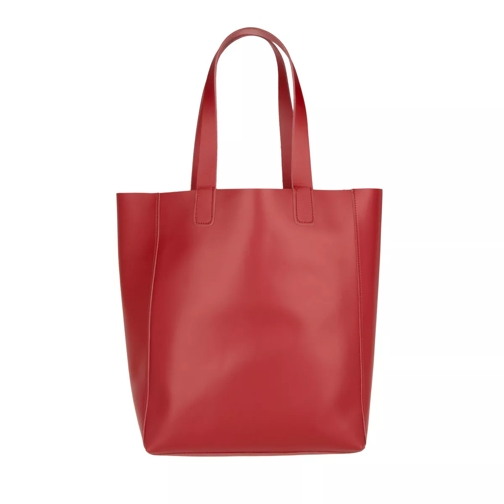 Abro Ruga Shopping Bag Calf Leather Red Boodschappentas