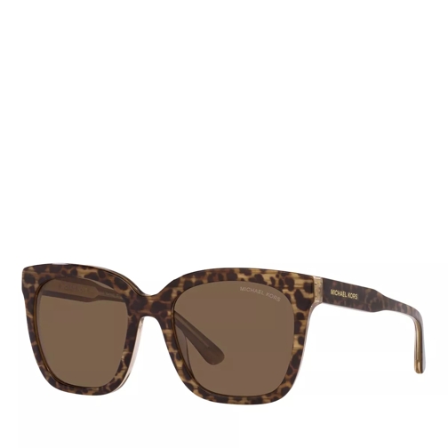 Michael Kors 0MK2163 Brown Leopard Sonnenbrille