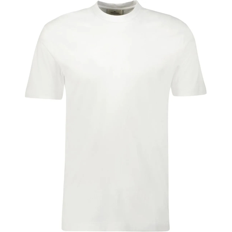 VALENZA T-shirt Valenza Interlock Supima T-shirts Wit 1001 weiß