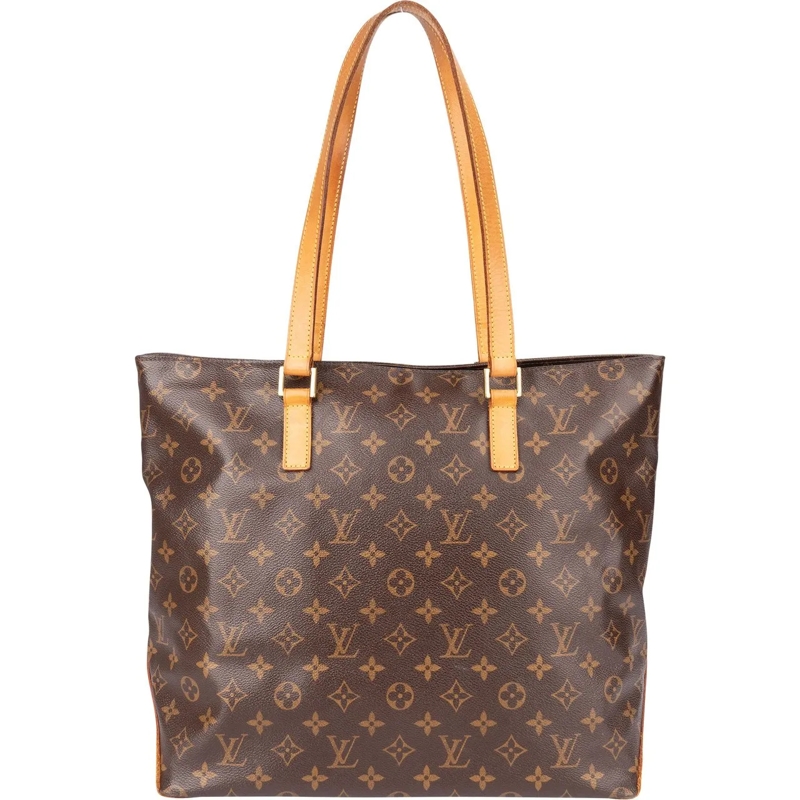 Louis Vuitton Schultertasche Louis Vuitton Canvas Monogram Cabas Mezzo Shoulder braun
