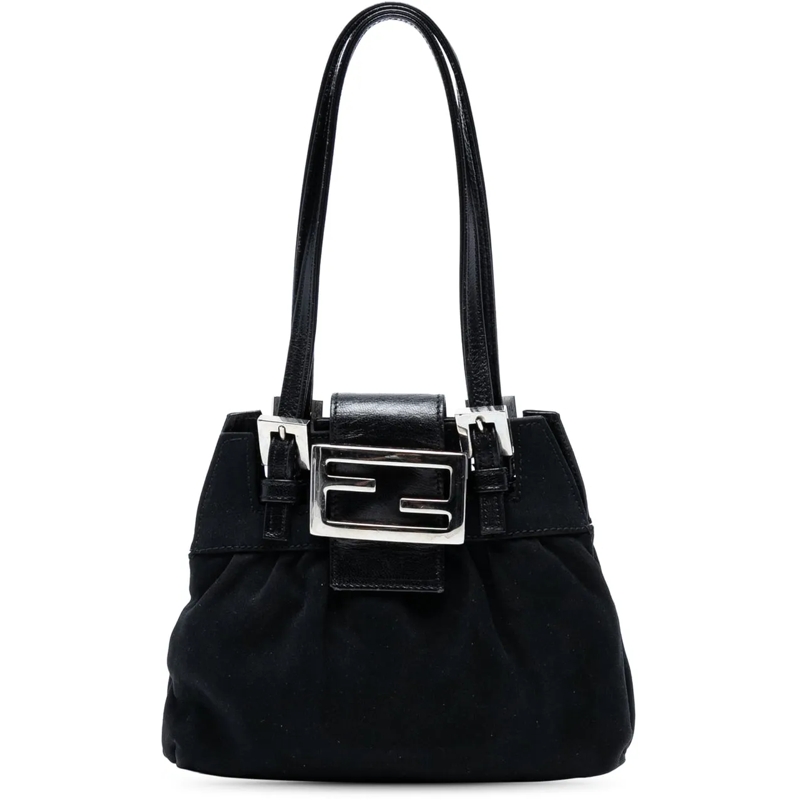 Fendi Tote Canvas FF Handbag schwarz