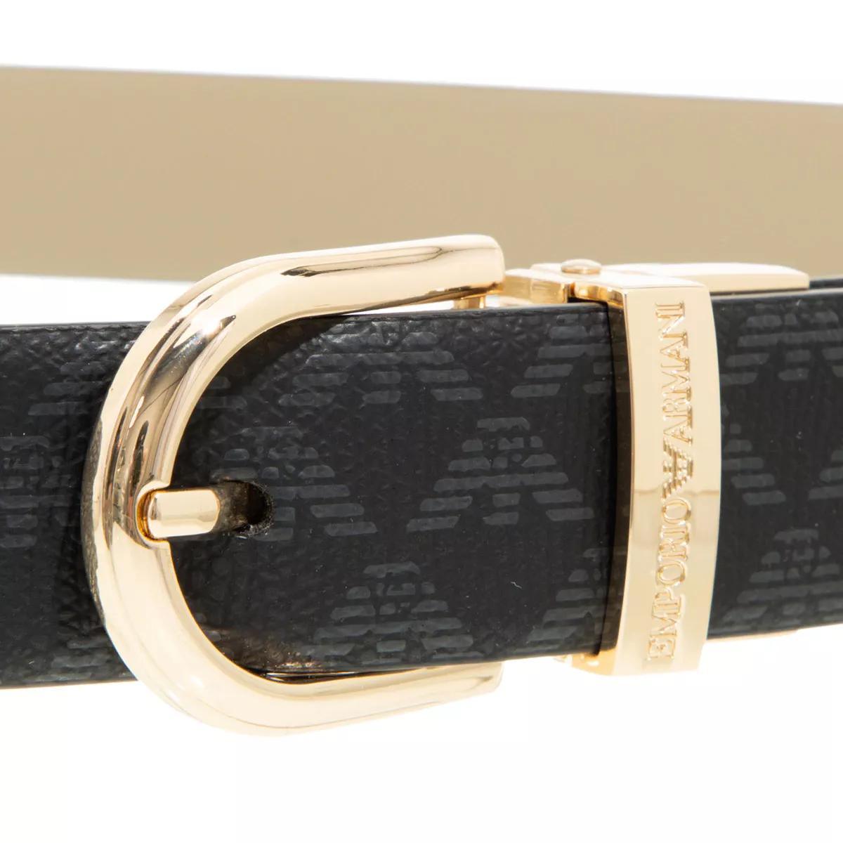 Thumbnail - Emporio Armani Gürtel - Eagle Belt Similnappa - Gr. 60 - in Schwarz - für Damen