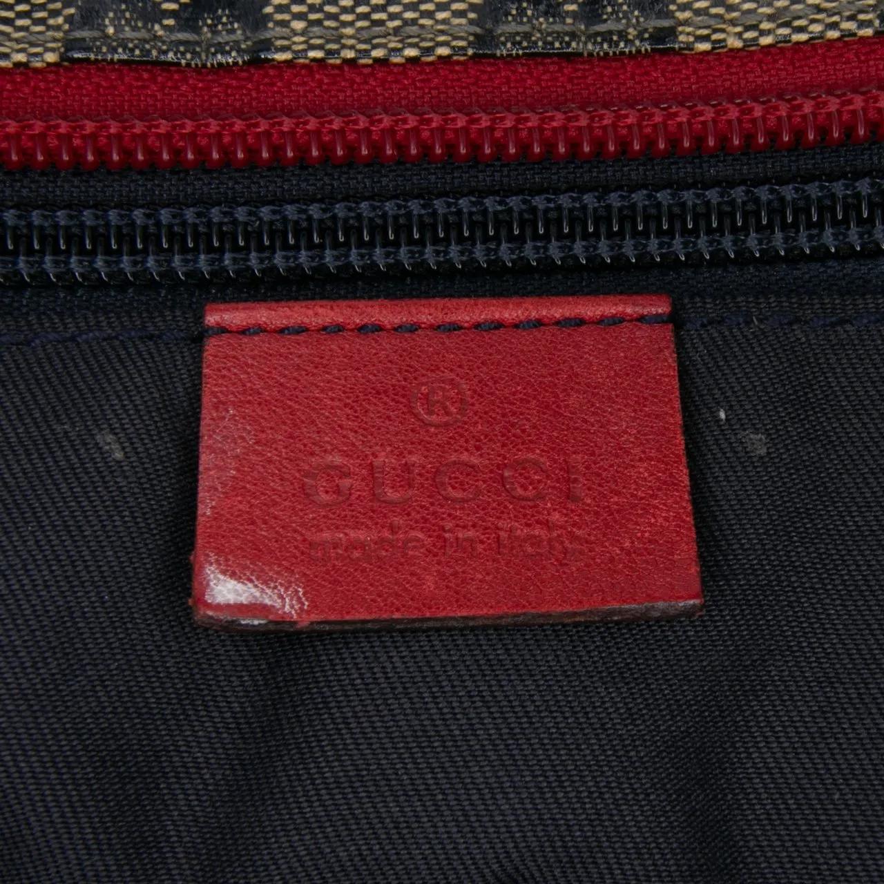 Thumbnail - Gucci Shopper - GG Crystal Web Tote - Gr. unisize - in Braun - für Damen