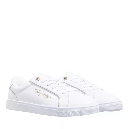 Tommy Hilfiger Signature Piping Sneaker White/Gold lage-top sneaker