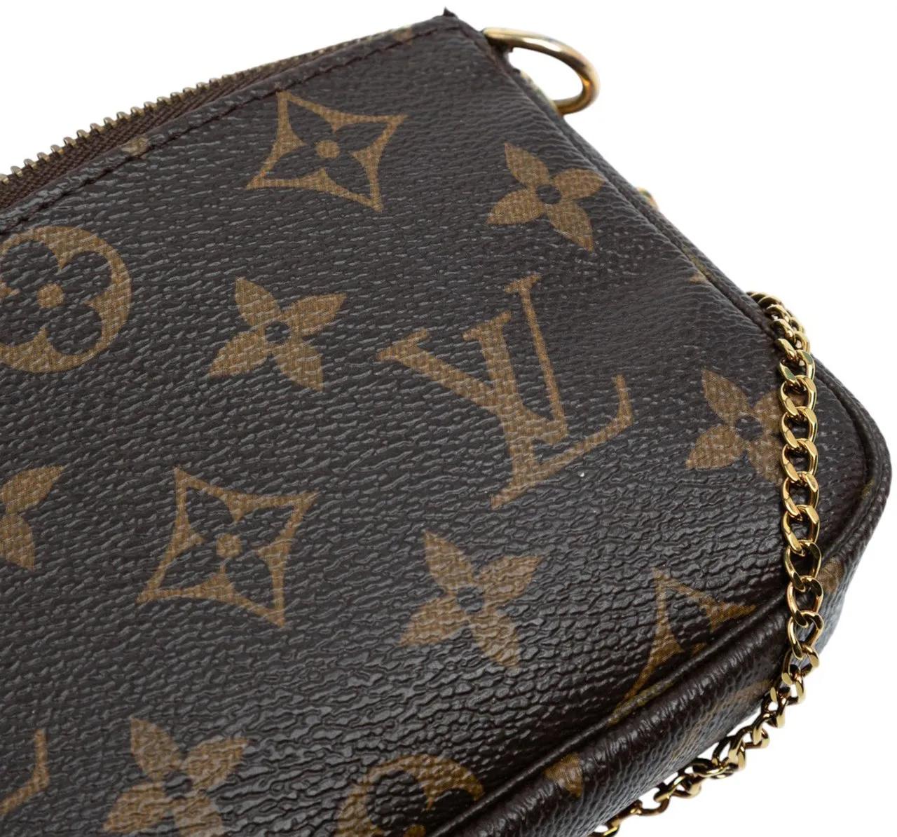 Thumbnail - Louis Vuitton Crossbody Bags - Monogram Giraffe Christmas Mini Pochette Accessoir - Gr. unisize - in Braun - für Damen