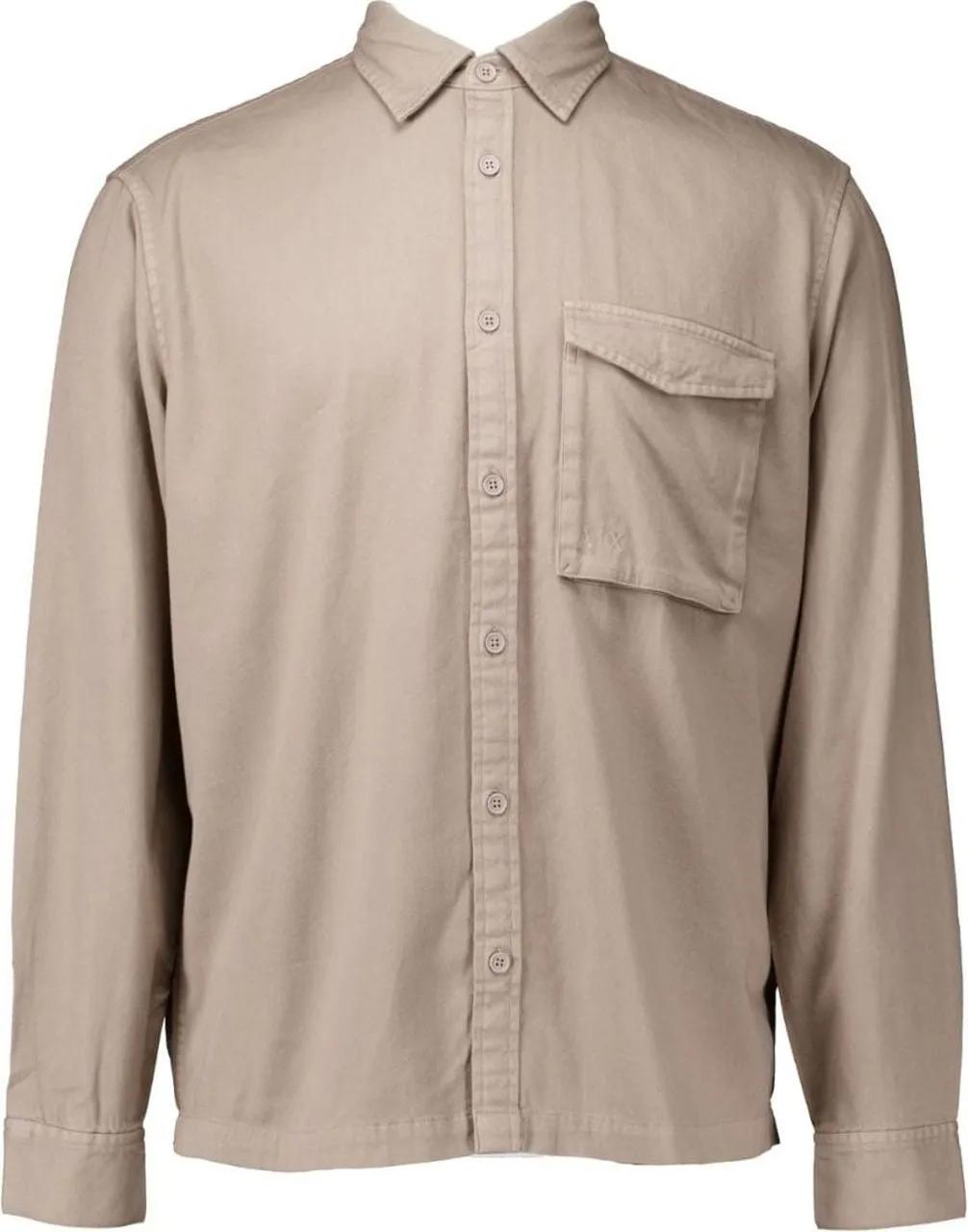 Thumbnail - Armani Exchange - Armani Exchange Man Woven Shirt Lange Mouw Overhem - Größe M - beige