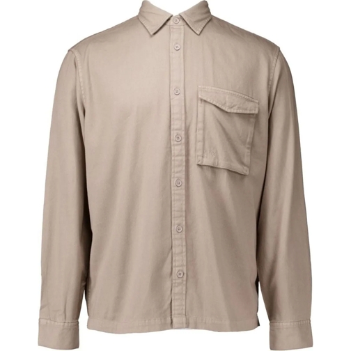 Armani Exchange  Armani Exchange Man Woven Shirt Lange Mouw Overhem beige