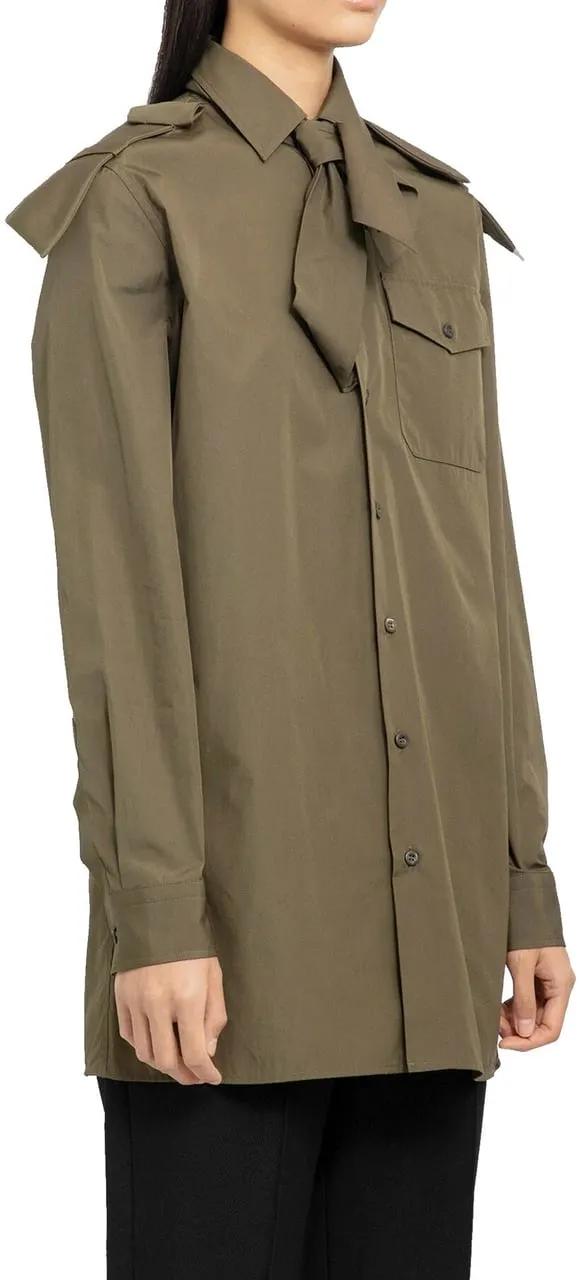 Thumbnail - Prada - Cotton Shirt - Größe 38 - green