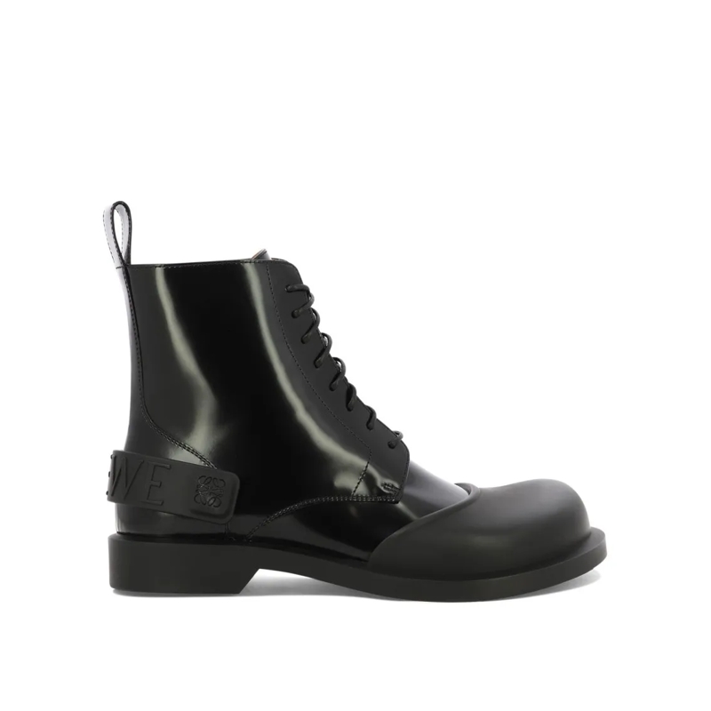 Loewe Stiefel "Campo" Lace-Up Boots Black