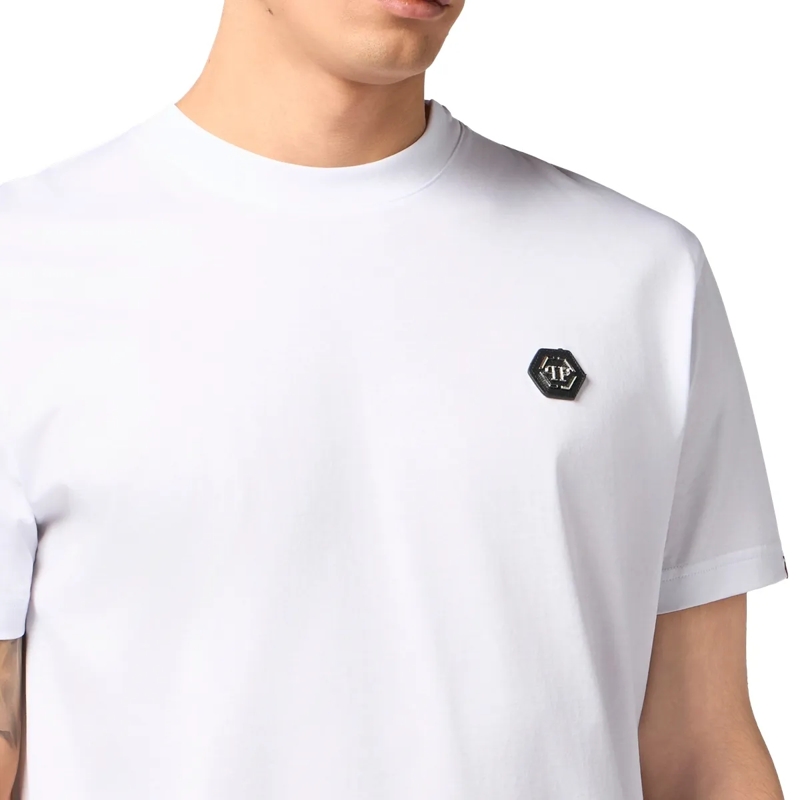 Philipp Plein T-Shirt Round Neck T-Shirt Basic weiss(Image 5)