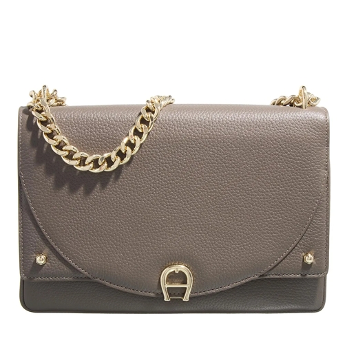 AIGNER Diadora Coal Brown Crossbody Bag