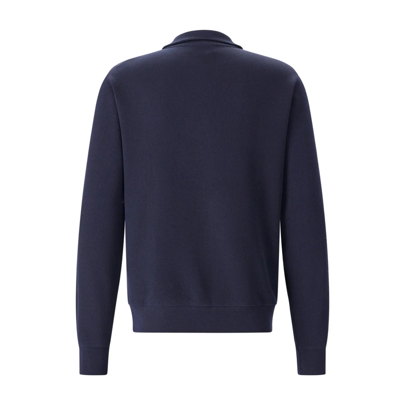 Lacoste  Sweater Rib Interlock Half Zip Dark Navy dunkelblau(Image 3)