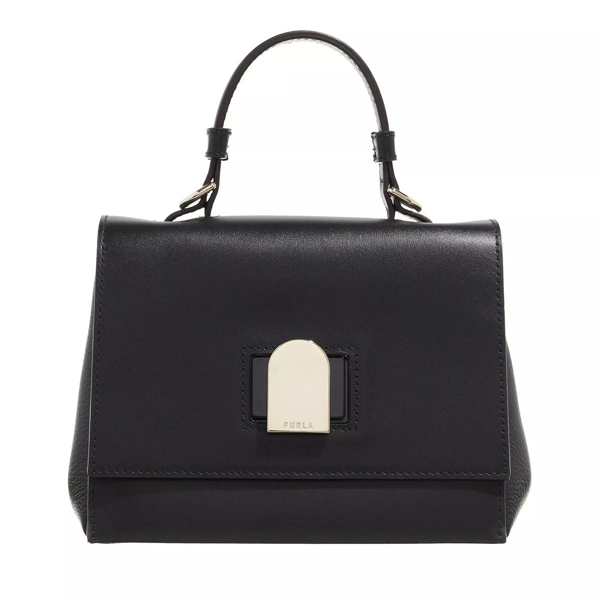 Furla Crossbody Bags - Furla Emma Mini Top Handle - Gr. unisize - in Schwarz - für Damen