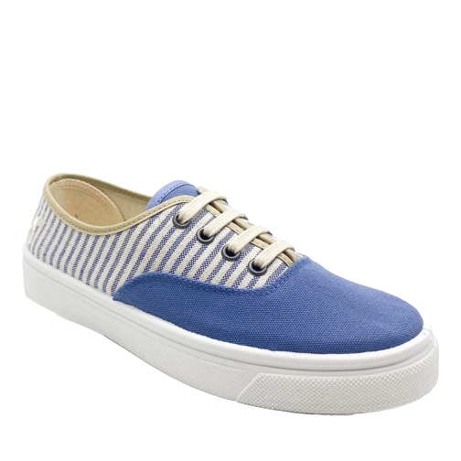 thies thies ® Organic Cotton Stripe Plim Sneaker indigo  mehrfarbig Low-Top Sneaker