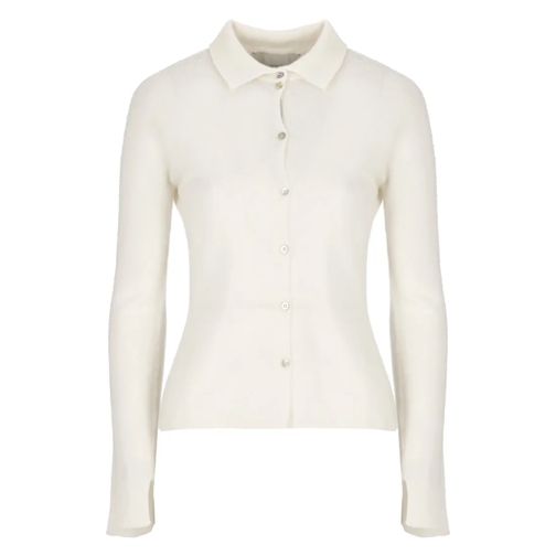 Vanise White Cashmere Cardigan White Strickjacke