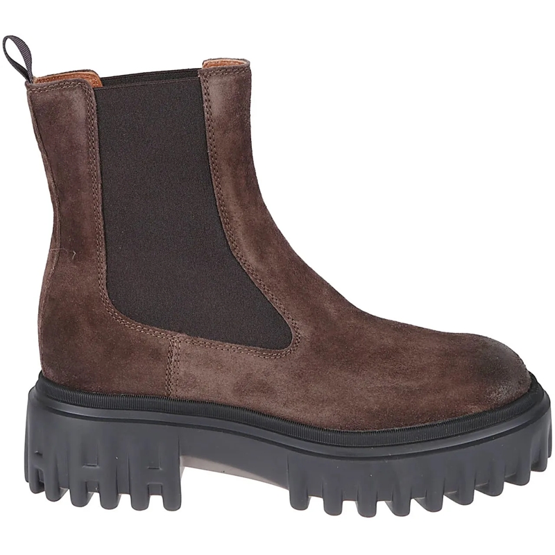 Hogan Bottes H700 Chelsea Boots Brown braun
