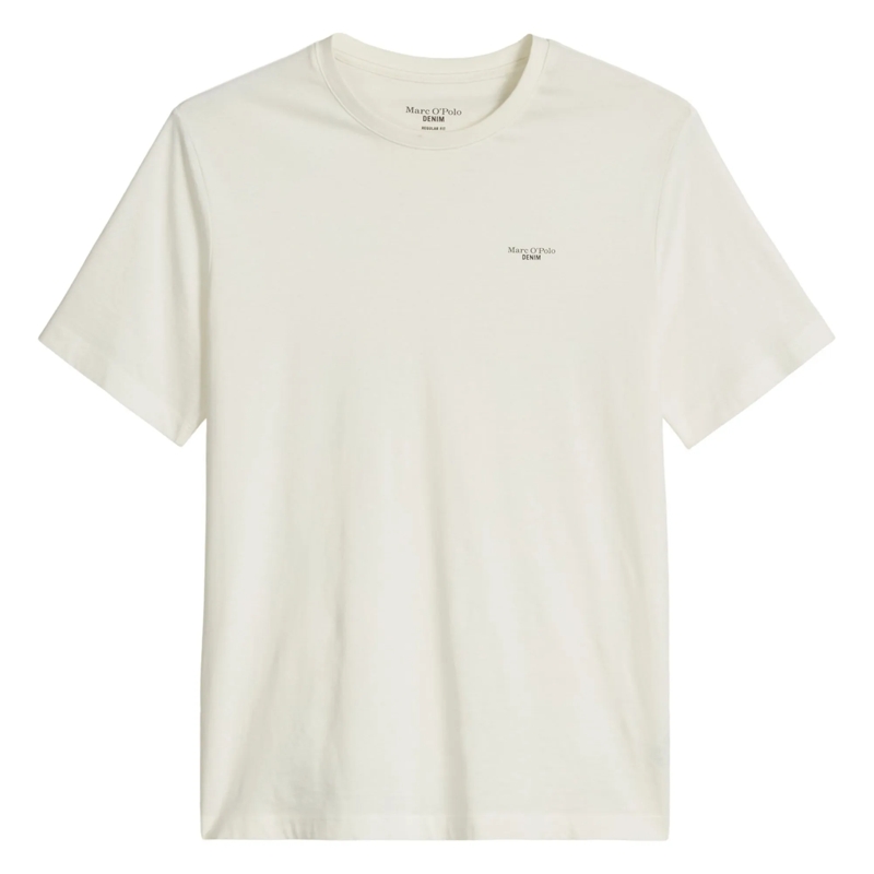Marc O´Polo Hemd T-Shirt, SSL, Logo Print, Reg F 1er Pack weiss
