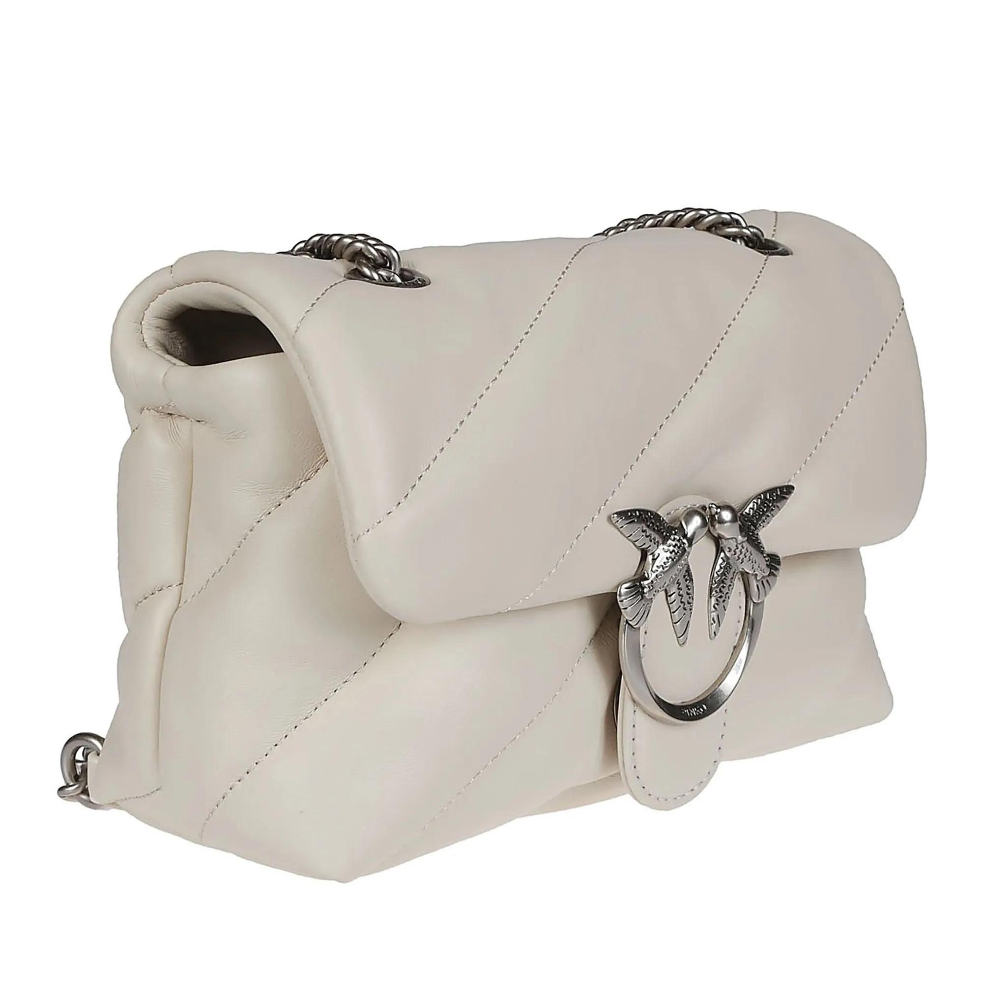 Pinko Totes & shoppers Love Mini Puff Maxi Quilt Bag White in wit