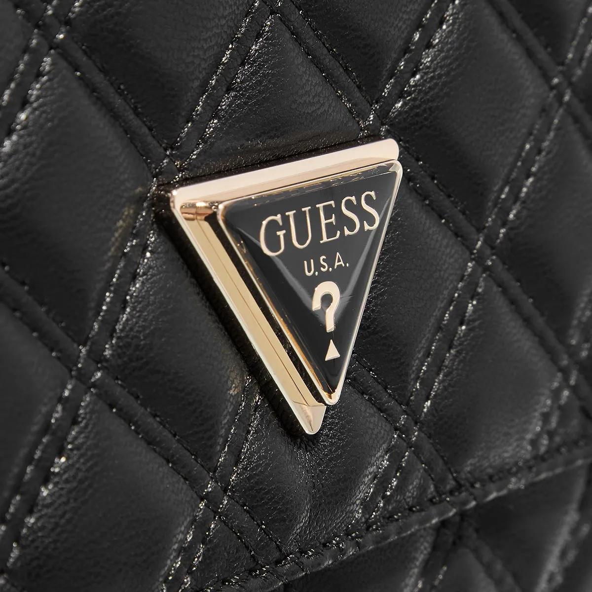 Guess Crossbody bags Giully 2 Cmprtmnt Cnvr. in zwart