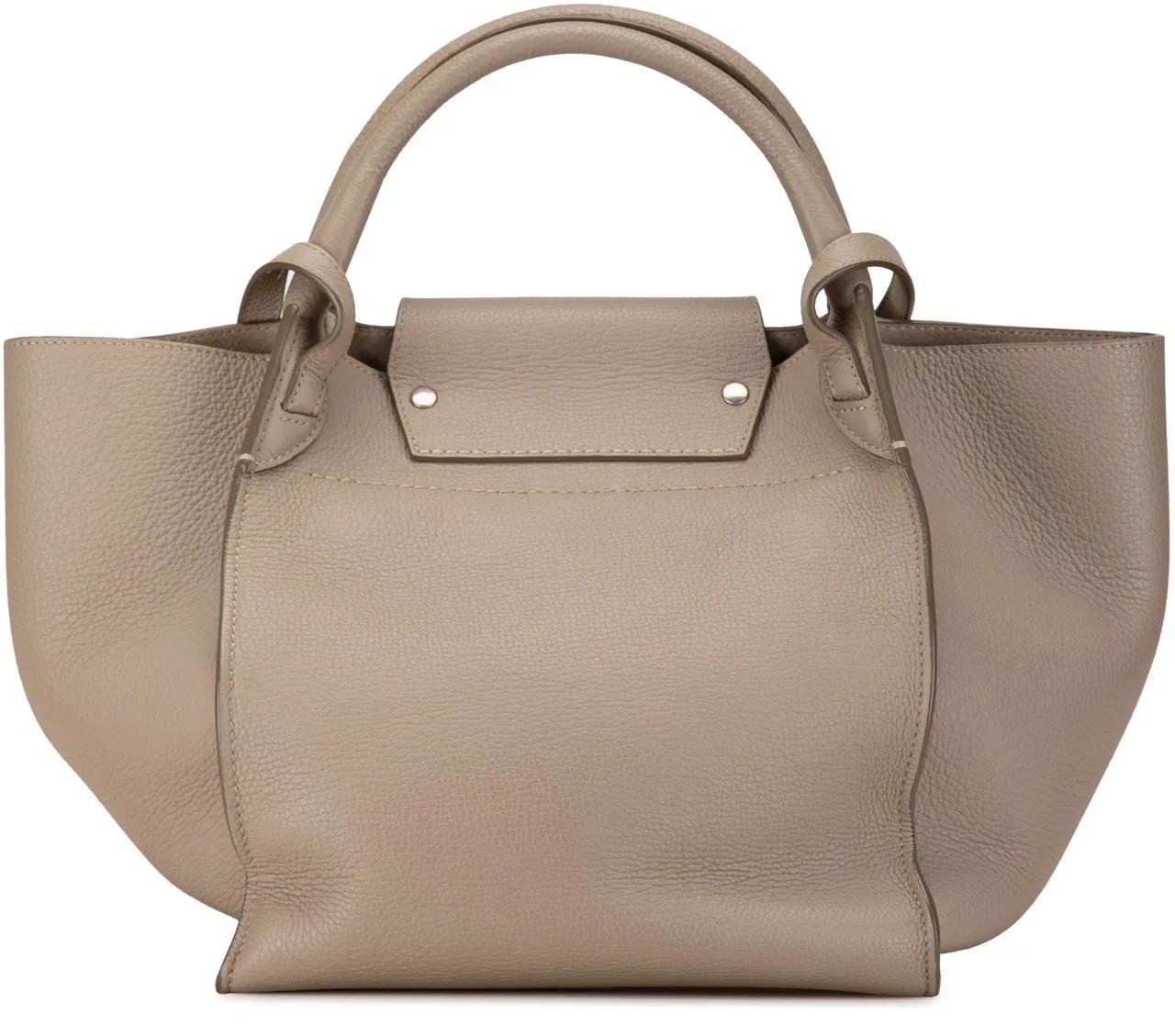 Celine Crossbody bags Small Big Leather Satchel in bruin